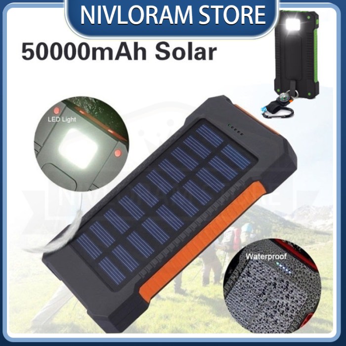 Power Bank dengan Solar Panel, Cocok Buat Traveler