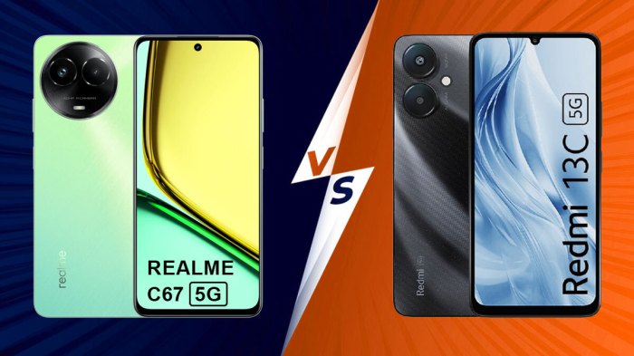 Inilah Perbedaan HP Realme C67 dan Redmi 13C, Ternyata Ini Yang Bikin Beda!