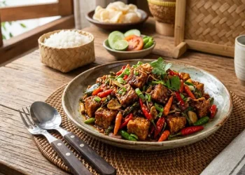 Resep Tempe Mercon Pedas dengan Bumbu Melimpah yang Menggugah Selera